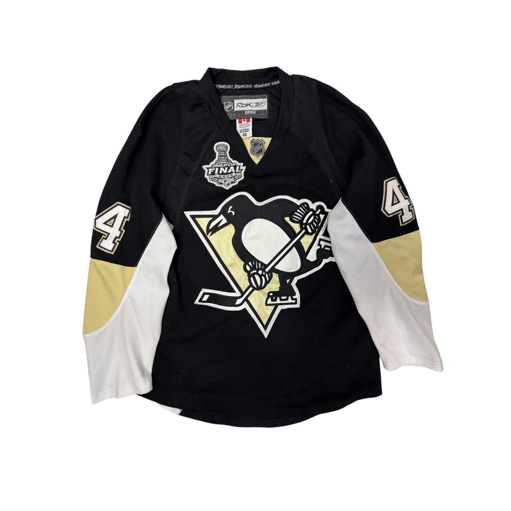 Brooks Orpik Pittsburgh Penguins Reebok CCM NHL Stanley Cup Final Jersey Size 48
